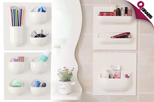 From QR15 Keep It Neat & Tidy with a Wall Mount Organizer - Choose from 4 Multi-functional Designs! (Up to QR152 Value)